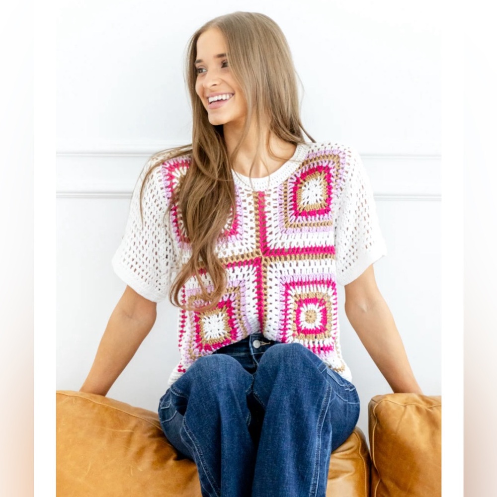 Homemade Harmony Crochet Sweater - Brand New with tags!! Great gift!